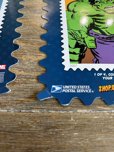 USPS 2007 Marvel Briefmarken Save the Day zweiteiliges Poster Hulk & Silver Surfer - Bild 8 von 8