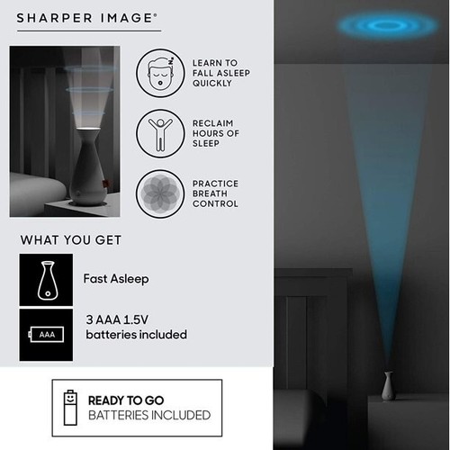 Sharper Image Fast Asleep Portable All Natural Sleep Aid - Picture 3 of 7