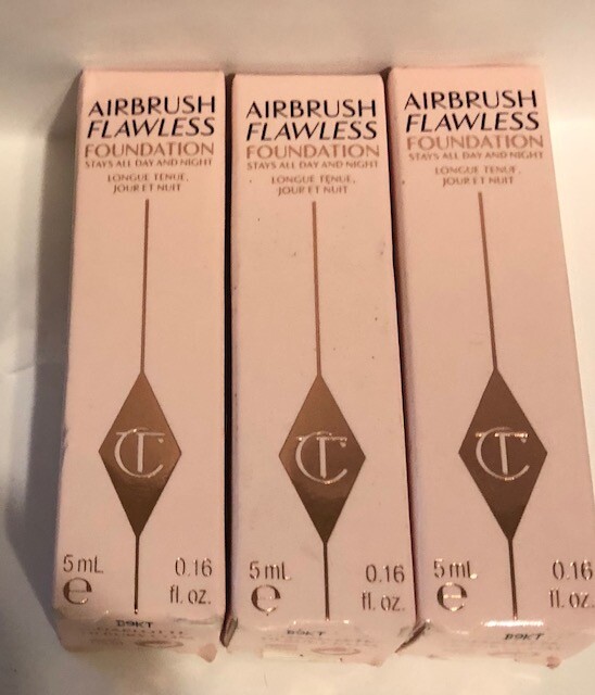 charlotte tilbury airbrush flawless foundation sample card charlotte tilbury airbrush flawless foundation sample card