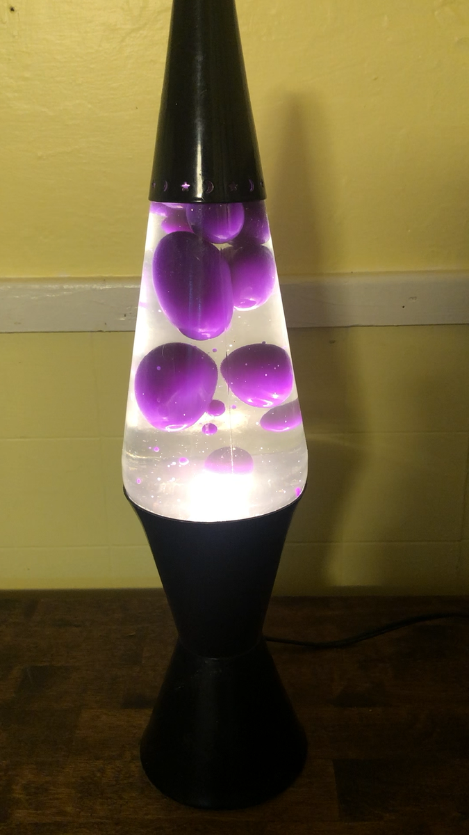 LAVA lite アンティーク家電　ラバライト　90年代　　ラバランプ Lava Lamp社 ラバライト 正規品 ラバランプ （ホワイト/クリア