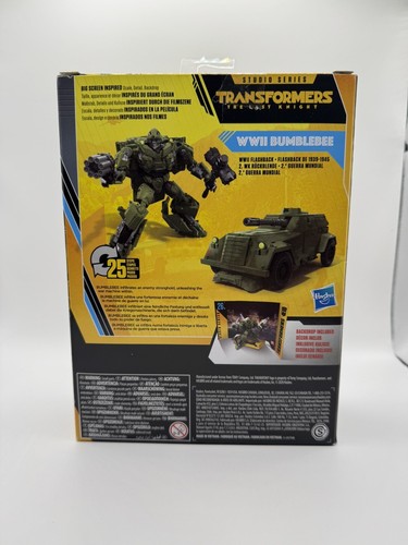 Hasbro Transformers Buzzworthy Bumblebee 4.5 WWII Bumblebee - Picture 7 of 7