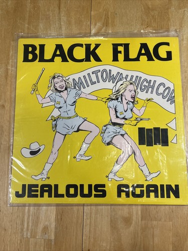 Black Flag: Jealous Again--1980 12" EP--SST 3 NM / NM Very Nice Album! - Picture 12 of 12