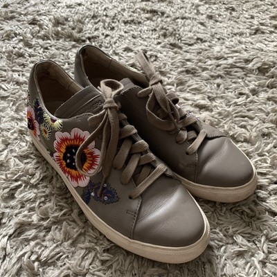 skechers vaso embroidered floral trainers