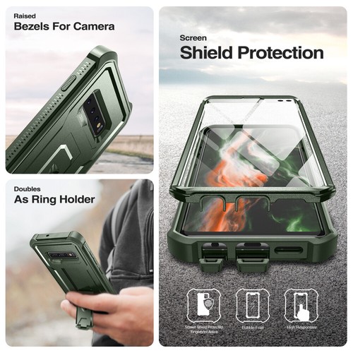 Dexnor Military Grade Protection Case for Samsung Galaxy S10 Plus Rugged Cover - Picture 60 of 64