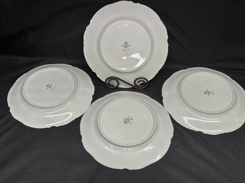 Hutschenreuther "MAGNOLIA" Sylvia ~ Germany ~ Set of 4 ~ Dinner Plates ~ 10 1/4" - Picture 7 of 9