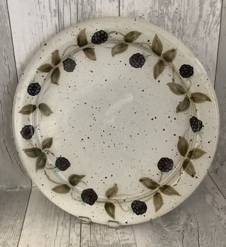 Mary Anstey Studio Pottery Stoneware Covered Cheese Dish, and Serving Plate - Picture 3 of 9