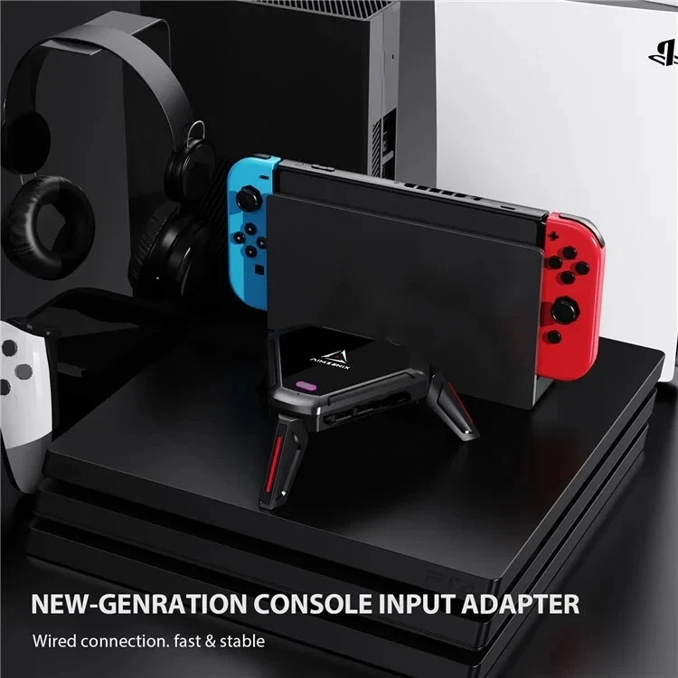 Aimzenix Monster For Switch PS5 /4/3 XBox Keyboard Mouse Adapter Converteur - Photo 3/4