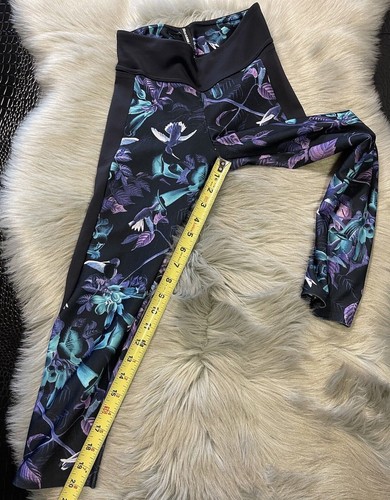 Leggings Blackmilk Midnight Colibrì Crop Taglia S Carini! - Foto 7 di 11