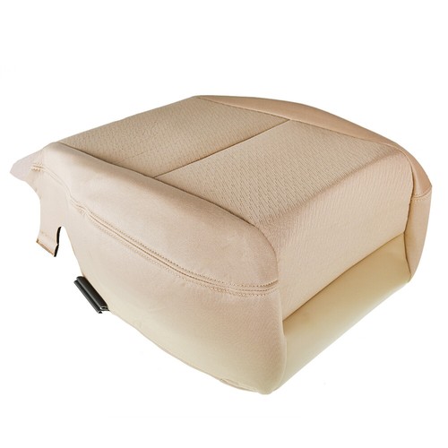 New Beige Cloth Fit For 07-14 Chevy Silverado 1500 2500 3500HD Bottom Seat Cover - Picture 5 of 11