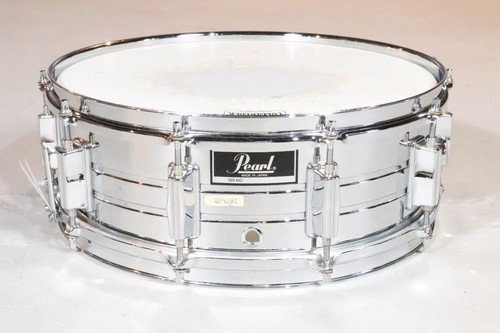Pearl 5x14" 10 Lug Chrome Over Steel Snare Drum Vintage 1970's MIJ