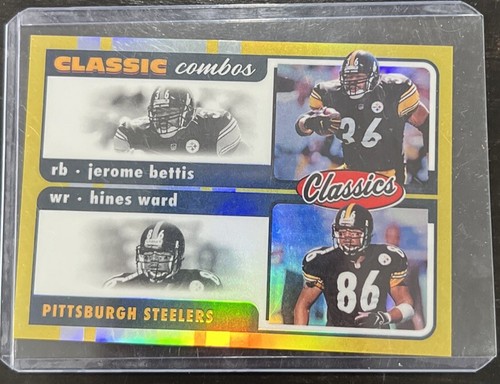 Panini Hines Ward/Jerome Bettis classics Football card /99
