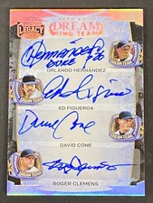 2024 LEAF LEGACY Ring Team 8 Autos #ed 1/2 Clemens Cone Gossage Rivera Hernandez