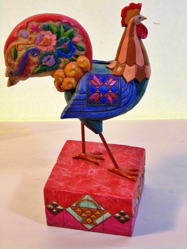 Jim Shore Heartwood Creek The Spirit Of Country 7.75 In. Chicken Figurine 117144 - Bild 2 von 3