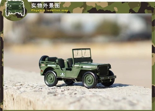 1/18 Tactical Military Vehicle Alloy Car Ornament Scene Miniature Model - Picture 7 of 12