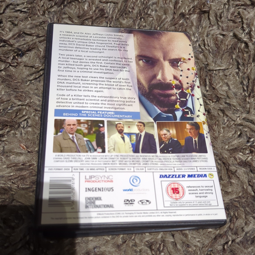 Code Of A Killer (DVD, 2015) Mini-Series, John Simm, David Threlfall  - Imagen 2 de 3