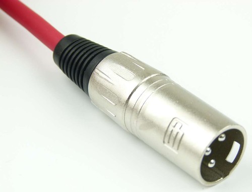 0,5 m Mikrofonkabel - Adam Hall K3MMF0050 - ROT XLR XLR 3 pol DMX Mikrofon Kabel - Picture 4 of 7