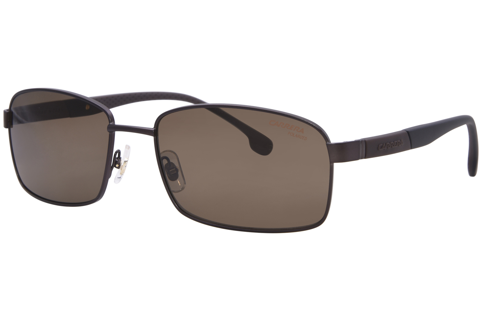 Солнцезащитные очки Carrera 8037/S VZHSP Мужские матово-бронзовые /коричневые прямоугольной формы 58 мм