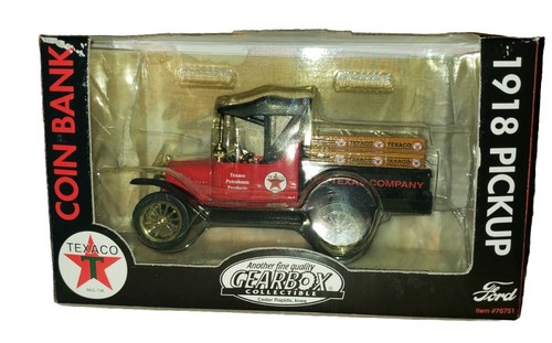 Gearbox Texaco 1918 Ford pickup collectible coin bank - Picture 3 of 12