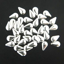 Threadart Specialty Nailhead - Silver Tear Drop 5x8mm - 1 Gross