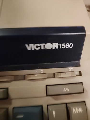 Victor 1560 12 Digit Heavy Duty Commercial Printing Calculator Loan Function - Picture 5 of 6