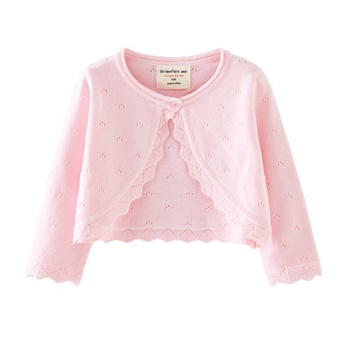 Summer Kid's Knitted Sweater Cardigan Top Coat Girls’ Sweater Small Shawl Girl - Picture 15 of 15