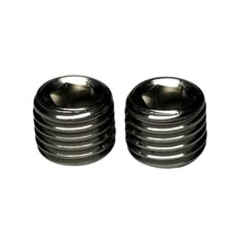 2 pieces M12X1.5 Male Stainless Steel Hex Set Screw Pipe Block Off Plug Fitting