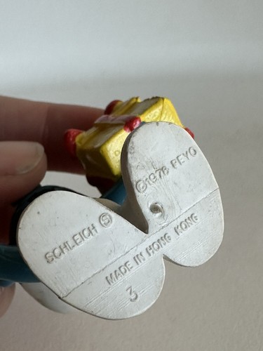 Schleich Smurf PVC figure vintage PEYO Date Night Smurf 1980 - Picture 5 of 5