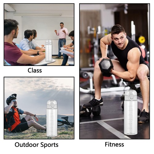 Water Bottle Sports Water Bottle Reusable Clear Water Bottle BPA-Free Water B... - Picture 6 of 7