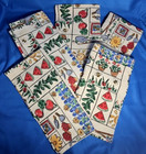 Pier 1 Garden Print Napkins Set of 5 Spring Bird House Bees Flowers 100% Cotton