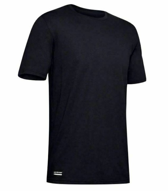 Plain black under armour t shirt Clearance