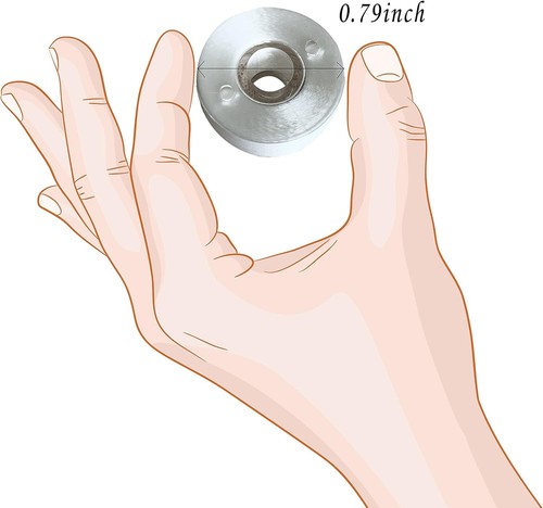 144 PreWound Bobbins (Class 15 Size A) - 72 Black & 72 White Polyester Threads - Picture 6 of 8