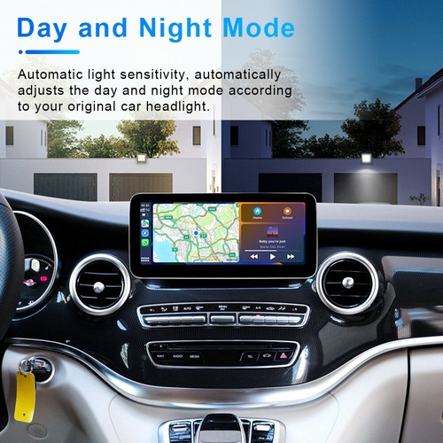 10.25'' Car Linux Screen Wireless Carplay Radio Navi For Benz V W447 2016-2018 - Picture 6 of 12