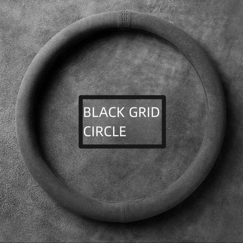 Steering Wheel Cover Ultra Thin Non Slip Round Breathable Sweat Absorbent Suede - Bild 16 von 30