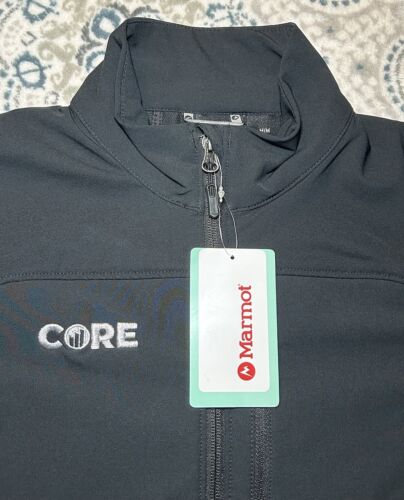Marmot Women’s Medium Full Zip Black Tempo Jacket Logo - Picture 3 of 9