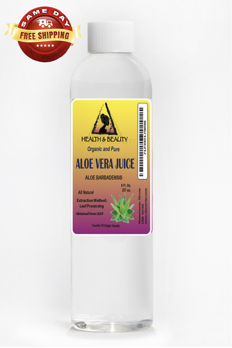 ALOE VERA JUICE ORGANIC WHOLE LEAF NATURAL MOISTURIZER RAW MATERIAL 8 OZ - Picture 3 of 12
