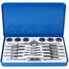 BSF Tap And Die Set 20pc British Standard Fine 3/16" - 1/2" Whitworth TE741