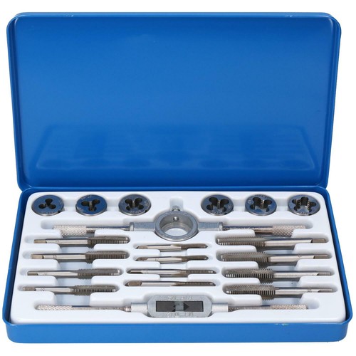 Juego de grifos y troqueles BSF 20 piezas estándar británico fino 3/16" - 1/2" Whitworth TE741 - Imagen 1 de 3