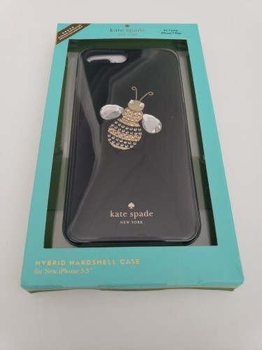 Kate Spade Rhinestone Honey Bee Hybrid hard shell Iphone CASE NEW Open Box - Picture 4 of 13