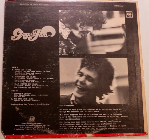 GRAPE JAM / Kooper Bloomfield Mosley Spence + * 1968 * Col MGS 1 EXC to NM 2A/1A - Picture 5 of 5