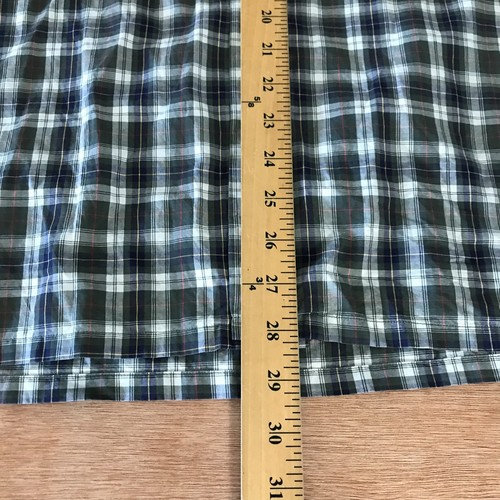 Ralph Lauren Greggor Hemd Herren XL grau kariert Button Down Tasche Kurzarm - Bild 6 von 11