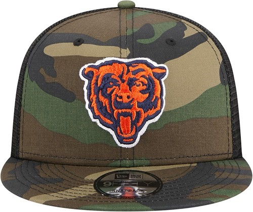 New Era Men's 9FIFTY Camo Trucker Adjustable Snapback Hat - Pick Your Team - Picture 8 of 107