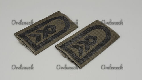 BUNDESWEHR DIENSTGRADABZEICHEN - HEER - RANGSCHLAUFEN SCHWARZ AUF OLIV - BW BUND - Bild 31 von 51