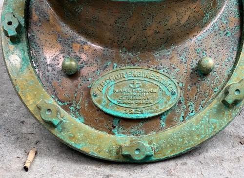 Grüner antiker Taucherhelm US Navy Mark V Taucherhelm Taucherhelm - Bild 3 von 6