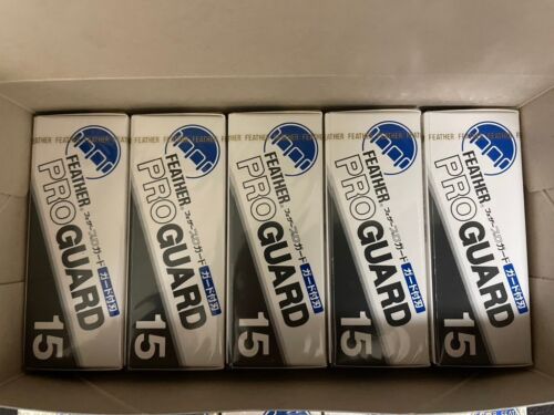 FEATHER PRO GUARD PG-15 Artist Club blade 15 piece x 10 packs Expedited Shipping - Picture 3 of 8