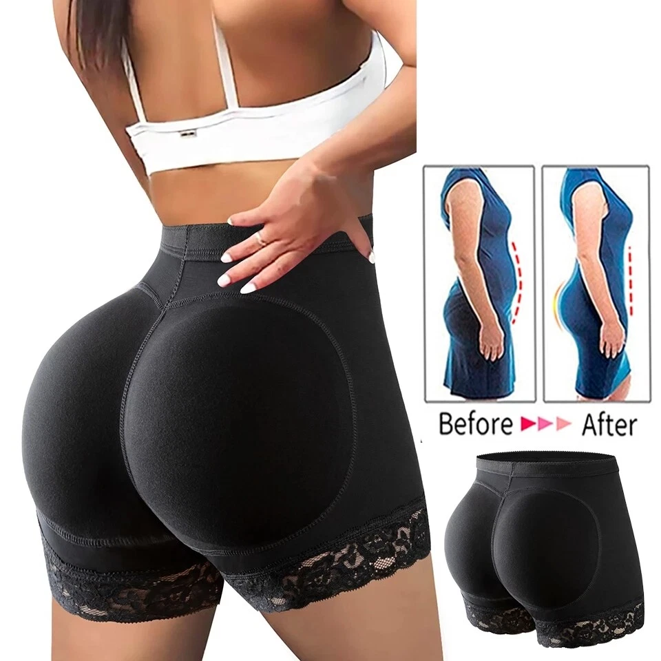 Butt Lifter Buttock 2 Pads Shorts Underwear Bum Enhancer Pants Hip Body  Shaper 