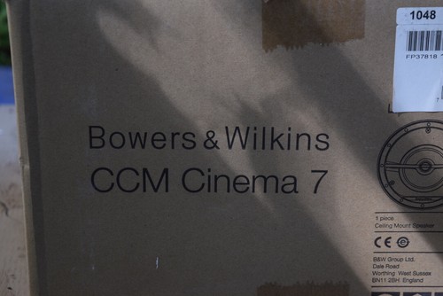 Bowers & Wilkins CCM Cinema 7 7" 2-Way In-Ceiling 1 Speaker (Each) Black/White - Picture 2 of 3