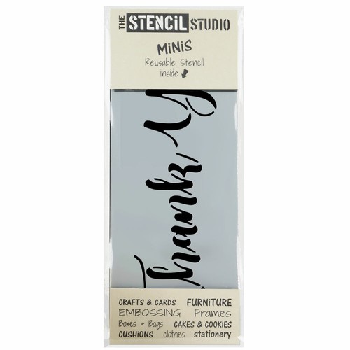 Danke Text SCHABLONE MiNiS - Karten basteln, Basteln, Tortendekoration 10878 - Bild 1 von 3