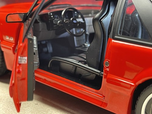 1/18 ACME 1988 Ford Mustang GT Street Fighter Red Black Interior 19002 INSPECTED - Picture 14 of 15