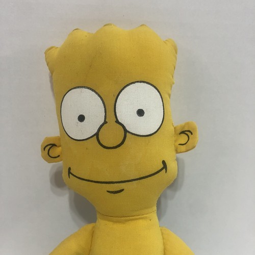 Vintage 1990 Dan Dee The Simpsons Bart Simpson Collectible Rag Doll 10” No Shirt - Picture 2 of 6