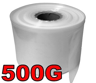 Layflat Polythene Plastic Tubing 24HR DEL 500 GAUGE 1 Roll Of 2" Wide x 168M